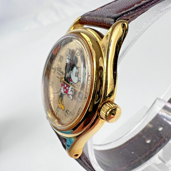 Classic Quartz MINNIE MOUSE Watch -Disney Time Works Original Band & New Battery - Picture 3 of 13